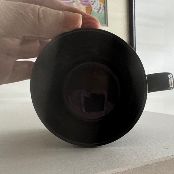 Iittala Teema Black Minimalist Coffee Mug - Picture 4 of 5